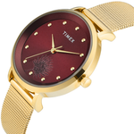 Timex Trendline Burgundy Dial Women Watch TWEL12923