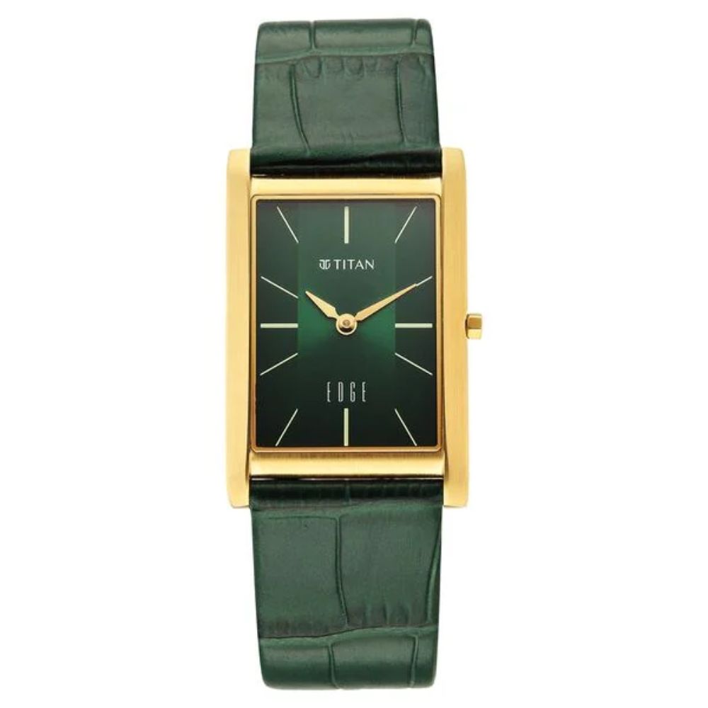 Titan Edge Monture Green Men's Watch 1043YL11
