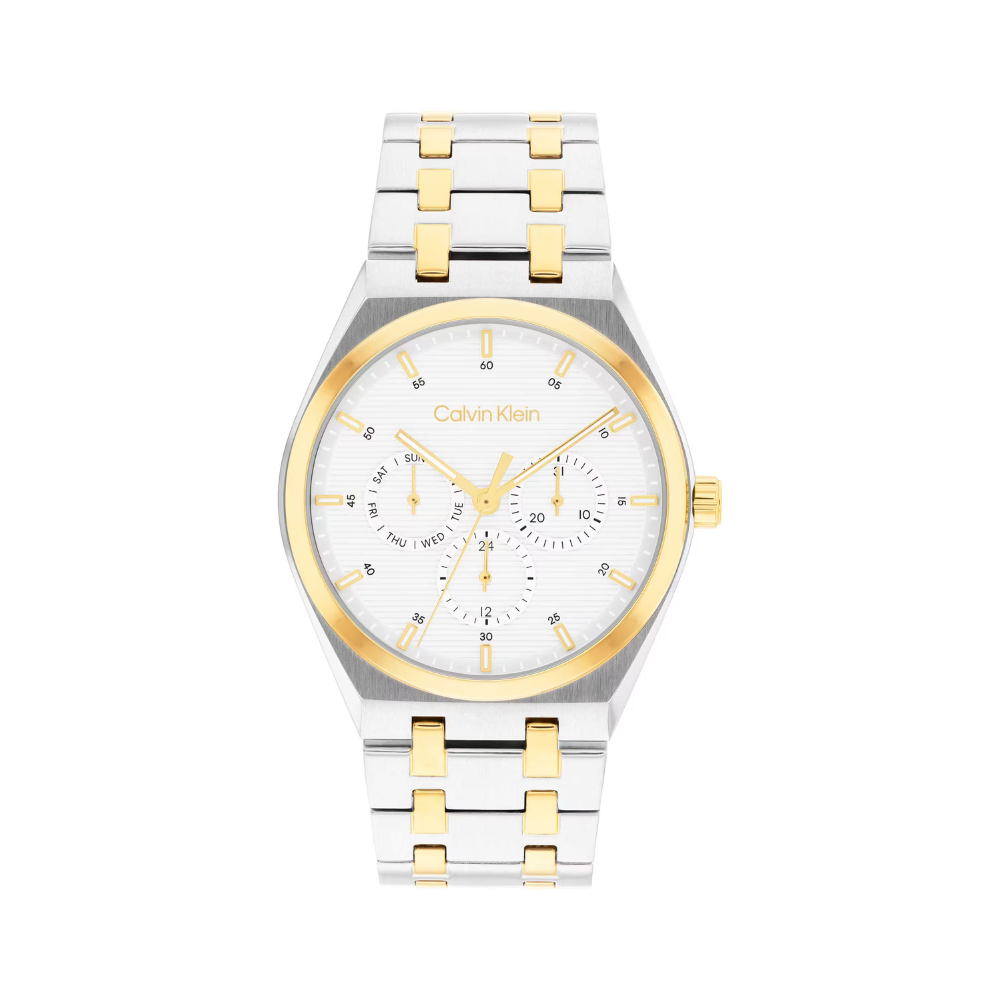 Calvin Klein Motion White Dial Men's Analog Stainless Steel Watch 25200533