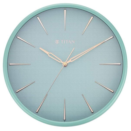 Titan Contemporary Peacock Green Dial Wall Clock NSW0013PA02