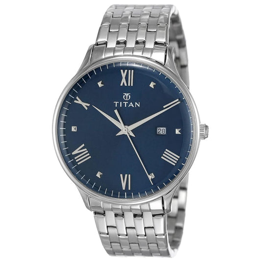 Titan Bandhan Blue Couple Watch NM9400194201SM01