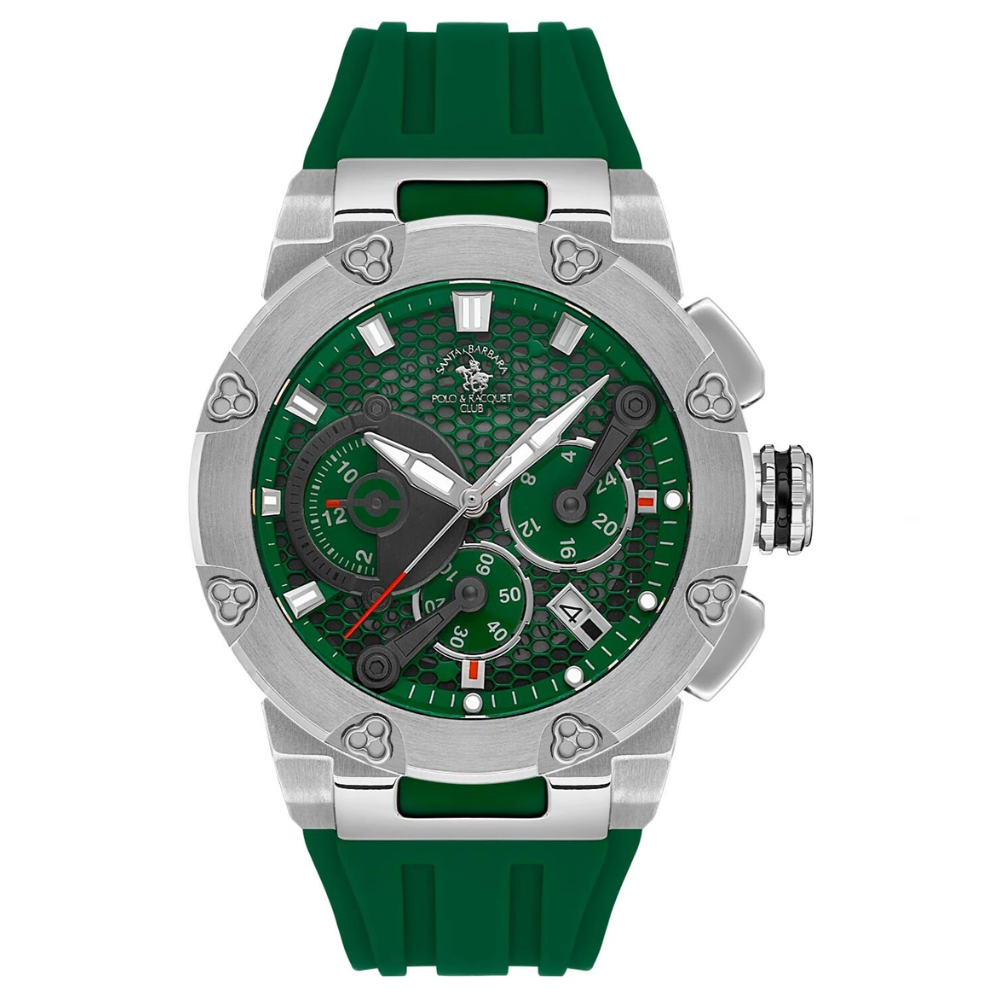 Santa Barbara Polo & Racquet Club Green Dial Men's Analog Watch SB.5.10001-2