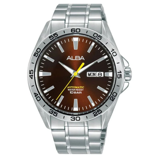 ALBA Mechanical Brown Dial Men's Watch AL4307X1