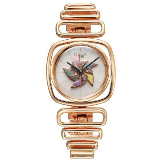 Titan Raga Memoirs Rose Gold Women's Watch NT95256WM01