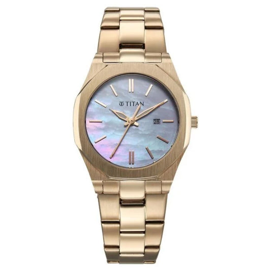 Titan Workday Wonders Mother of Pearl Women's Watch 95295WM01