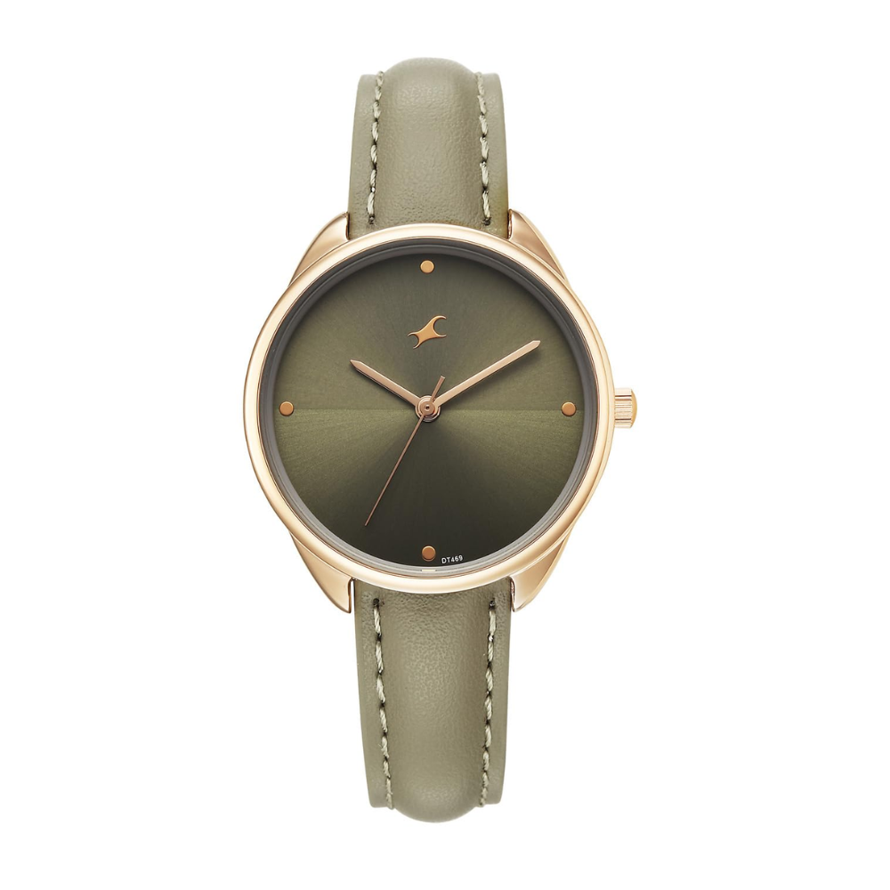 Fastrack Stunners XI Olive Green Women's Watch 68066WL01