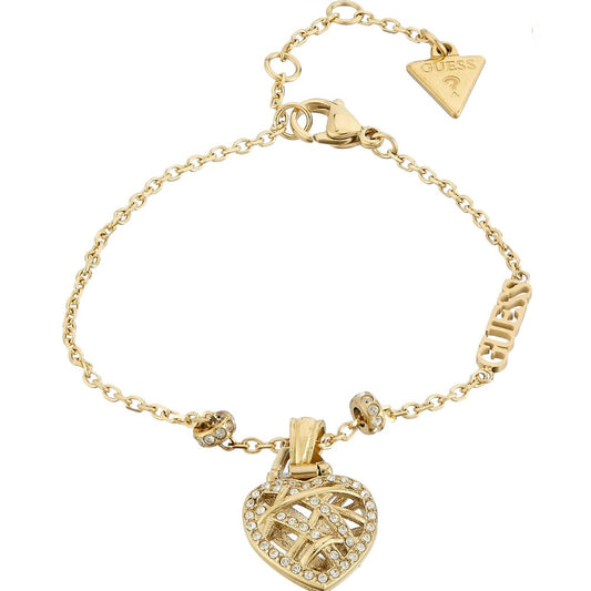 GUESS Steel Gold-Plated Women's Bracelet Jewellery UBB03100YGS