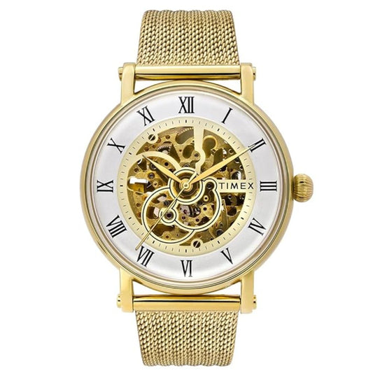 Timex Automatic White Dial Men Watch TWEG16722