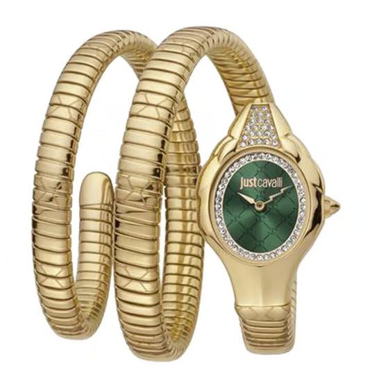 Just Cavalli Snake Green Women's Watch JC1L189M0045