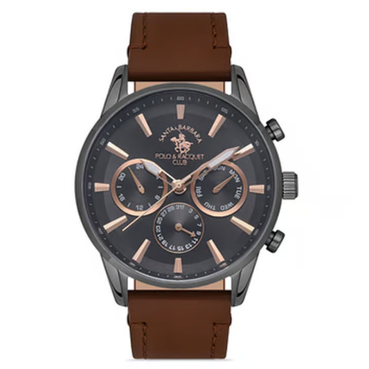 Santa Barbara Polo & Racquet Club Chronograph Grey Dial Men's Watch Sb.1.10419-5