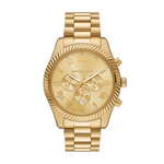 Michael Kors Lexington Gold Dial Men's Chronograph Watch MK9276