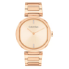 Calvin Klein Sensation Rose Gold Dial Women's Watch 25200431