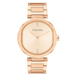 Calvin Klein Sensation Rose Gold Dial Women's Watch 25200431