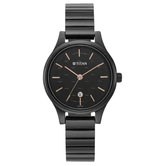 Titan Black Women's Watch 2679NM01