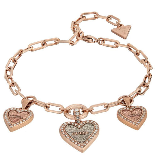 Guess Love Me Tender Rose Gold-Plated Women's Bracelet UBB03235RHRGL