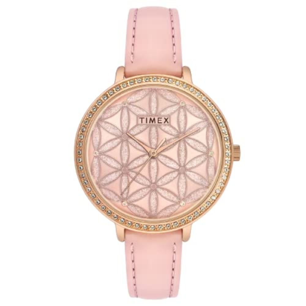 Timex Fashion Pink Dial Women's Watch TWEL14707