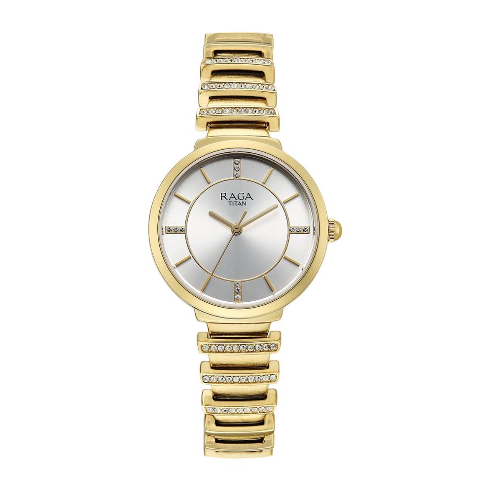 Titan Raga Spotlight Gold Women's Watch 95431YM01