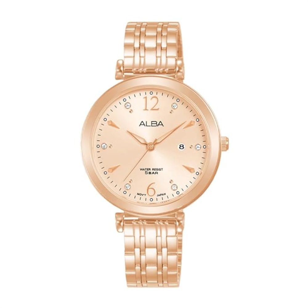 ALBA Fashion Rose Gold Dial Women's Watch AH7BV6X1