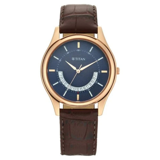 Titan Lagan Midnight Blue Men's Watch 1713WL01