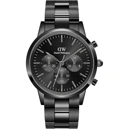 Daniel Wellington Iconic Chronograph Black Men's Watch DW00100642