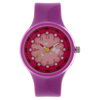 Zoop Pink Dial Purple Strap Girls Kids Analog Watch C4038PP03