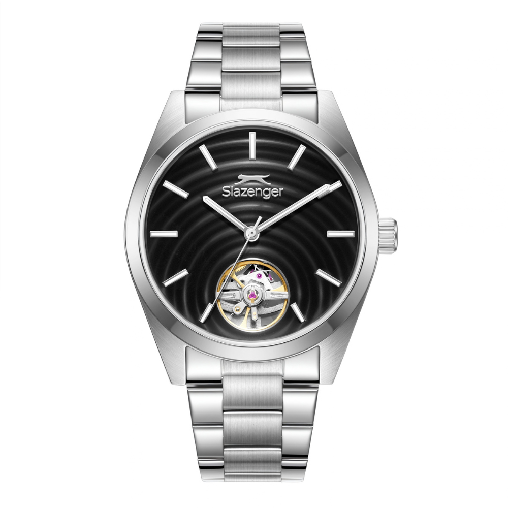 Slazenger Automatic Black Dial Men's Bracelet Watch SL.09.2625.1.350