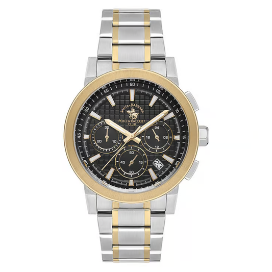 Santa Barbara Polo & Racquet Club Chronograph Black Dial Men's Watch SB.1.10565-4