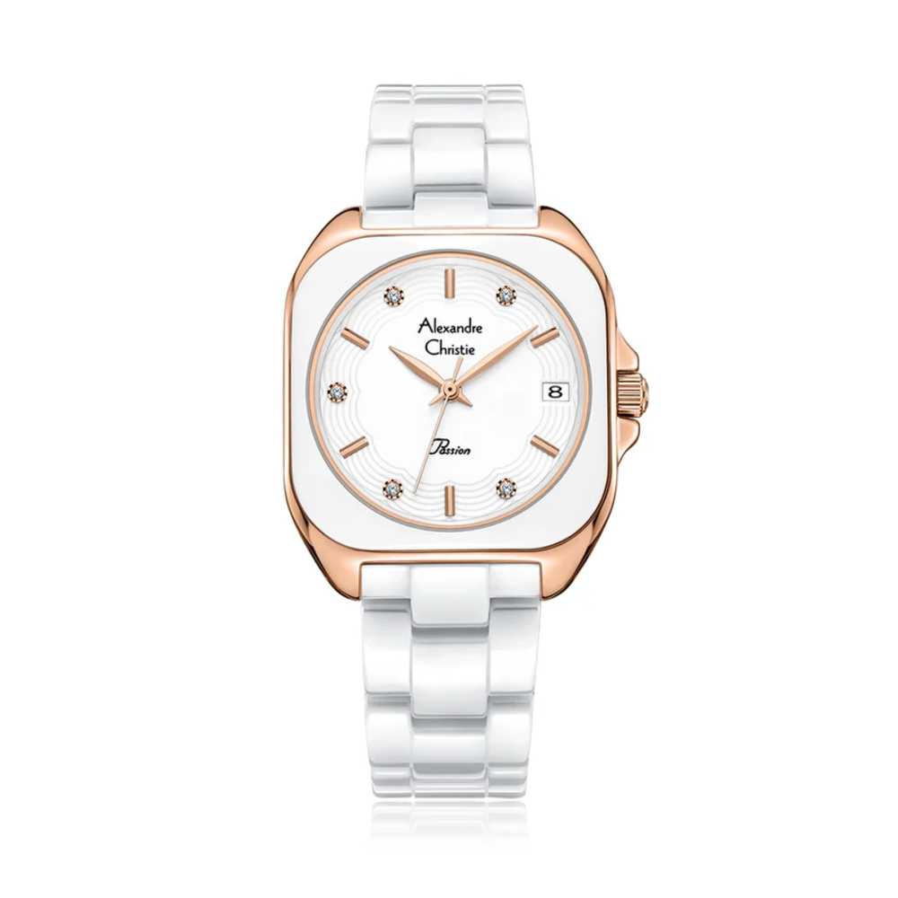 Alexandre Christie Multi-function White Women's Watch 2B31LDBRGSL