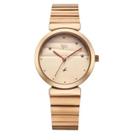 Fastrack Vyb Charmer Rose Gold Dial Girls' Watch FV60078WM02