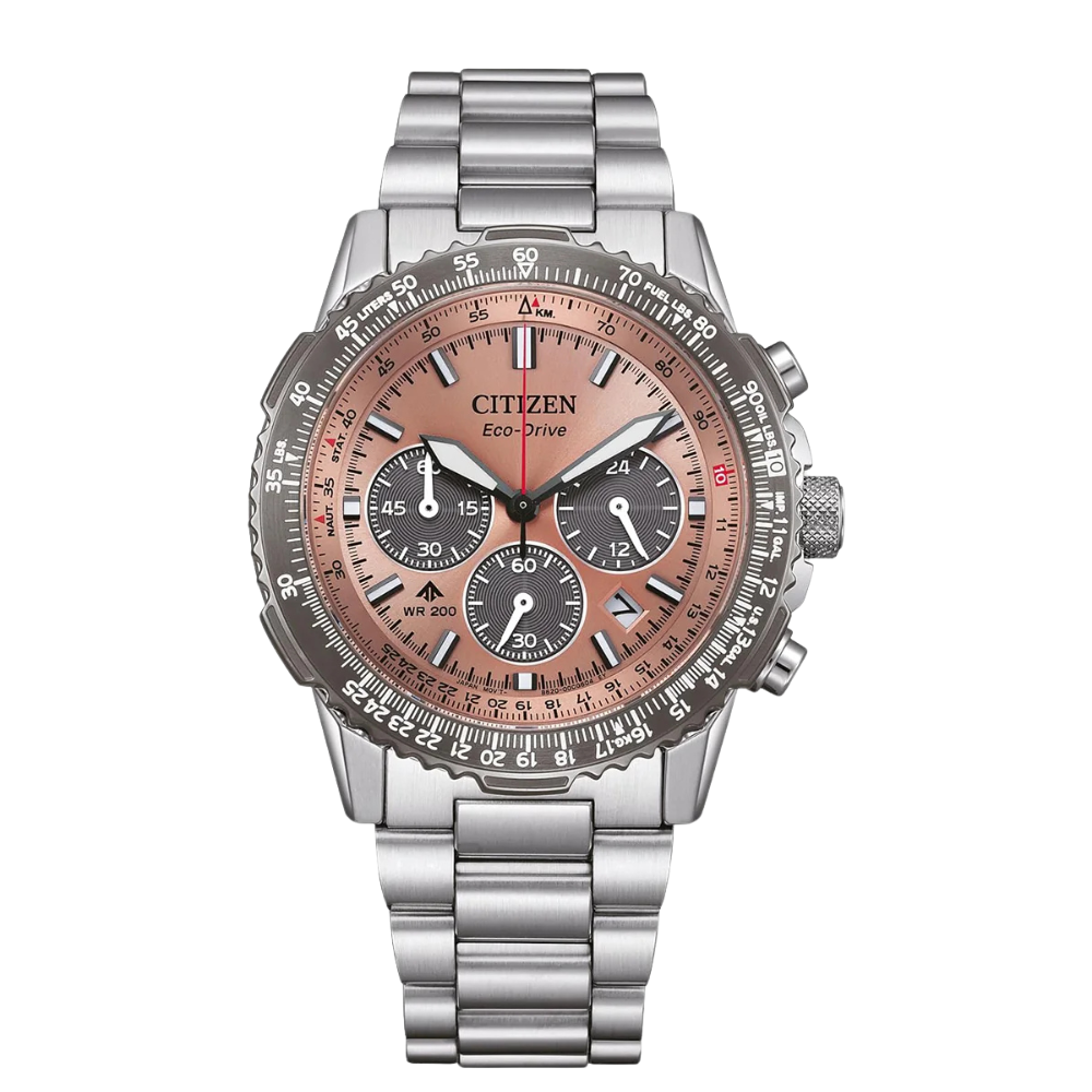 Promaster Peach Dial Men's Chronograph Watch CA4664-60X
