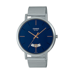 Casio Enticer Blue Dial Men Watch A1872 MTP-B100M-2EVDF