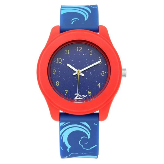 Zoop Blue Dial Blue Strap Watch Boys Girls Kids NR26019PP04W