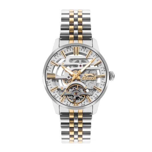 Slazenger Automatic Silver Dial Men's Fashion Metal Strap Watch SL.09.2269.1.03