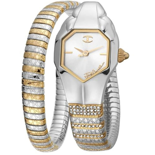 Just Cavalli Glam Snake White Women's Watch JC1L113M0045