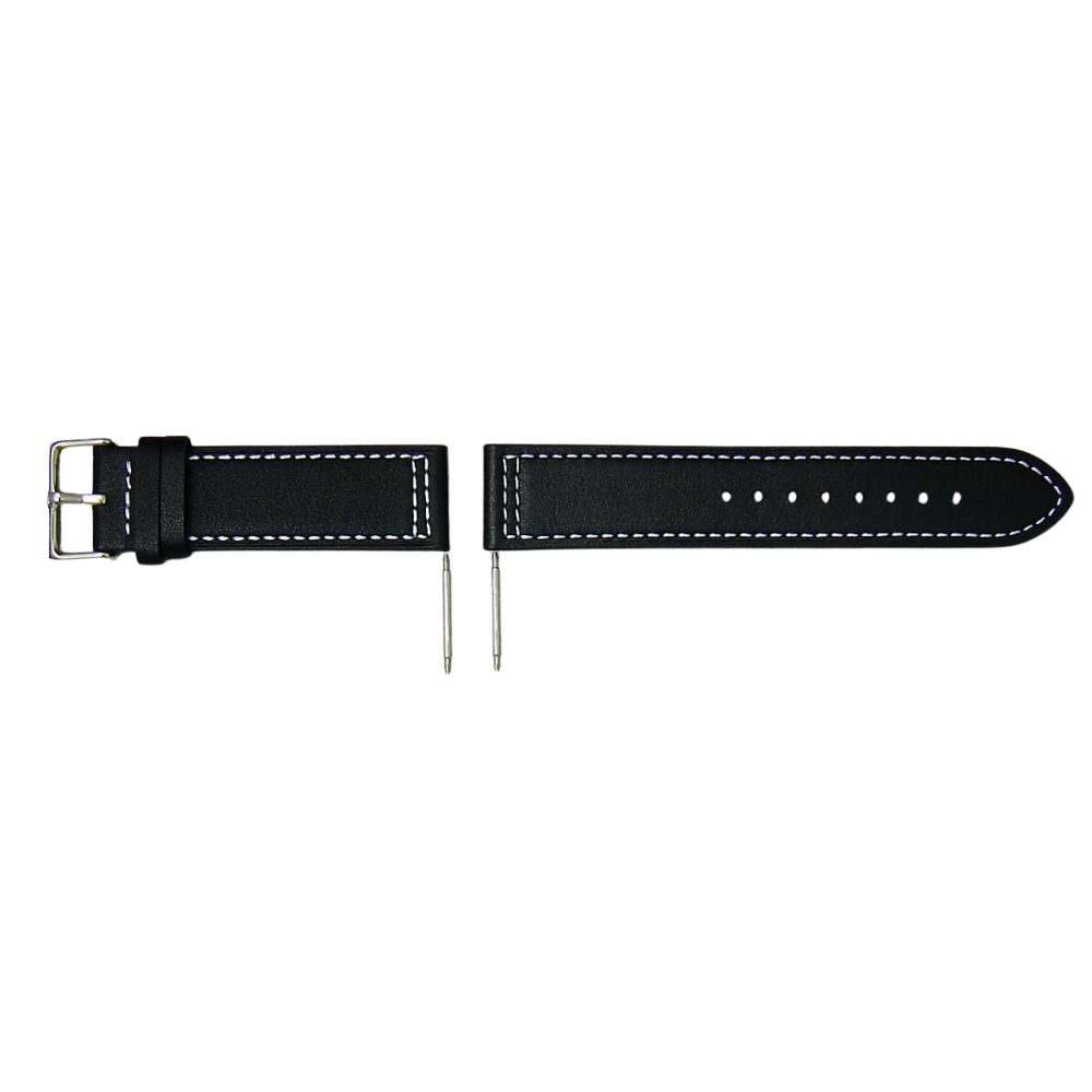 Casio Black Leather Strap Men's Watch MTP-E129L-1AV, MTP-E129L-2B1V | 10531181
