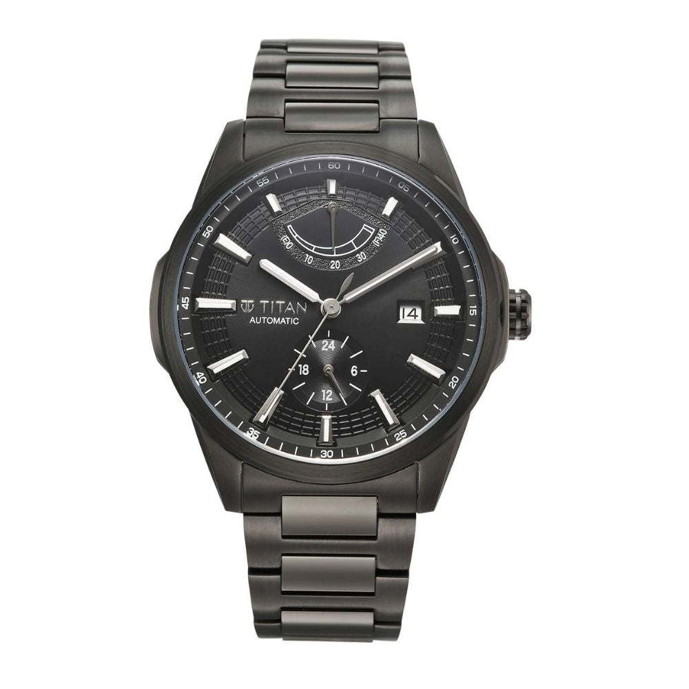 Titan Aion Concealed Black Men's Watch 90224QM01