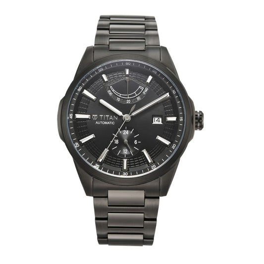 Titan Aion Concealed Black Men's Watch 90224QM01