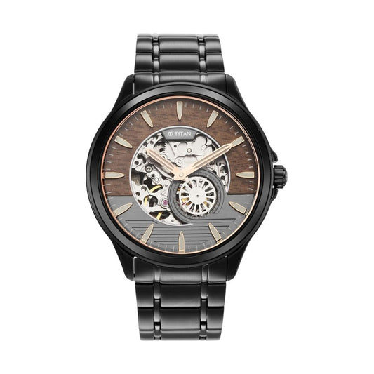 Titan Maritime Anthracite & Brown Men's Watch 1793KM04