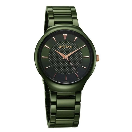 Titan Regalia Ceramics Green Men's Watch 90014KC03