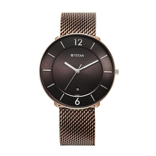 Titan Neo Splash Brown Men's Watch 1849KM04