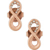 GUESS Endless Dream Gold-Plated Women's Steel Stud Earrings UBE03262RG
