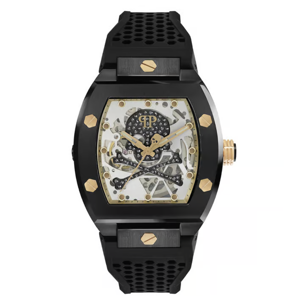 Philipp Plein Skeleton Grey Dial Men's Watch PWBAA0521