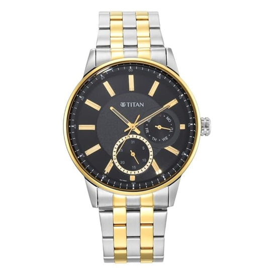 Titan Regalia Opulent Black Men's Watch 9441BM02