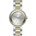 Timex Silver Dial Women's Analog Metal Strap Watch TWEL31301