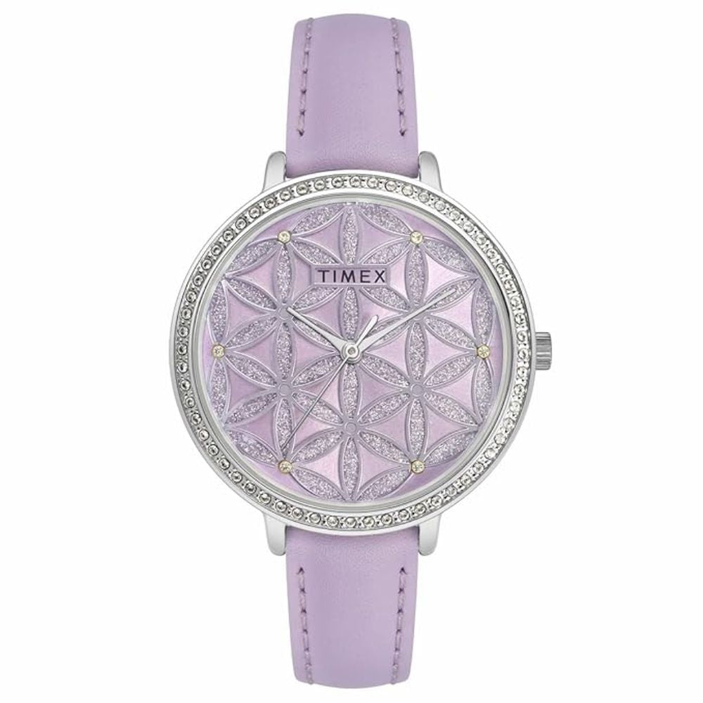 Timex Fashion Lavender Dial Women's Watch TWEL14706