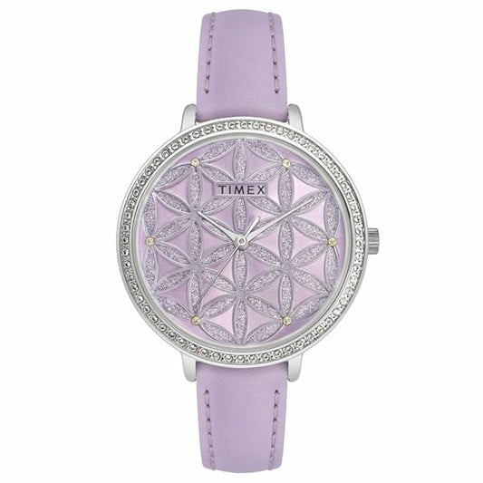 Timex Fashion Lavender Dial Women's Watch TWEL14706