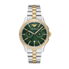 Emporio Armani Green Dial Men's Analog Stainless Steel Watch AR11692