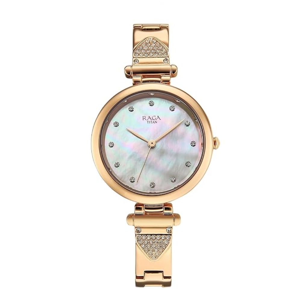 Titan Raga Glimmers White Women's Watch 95363WM01