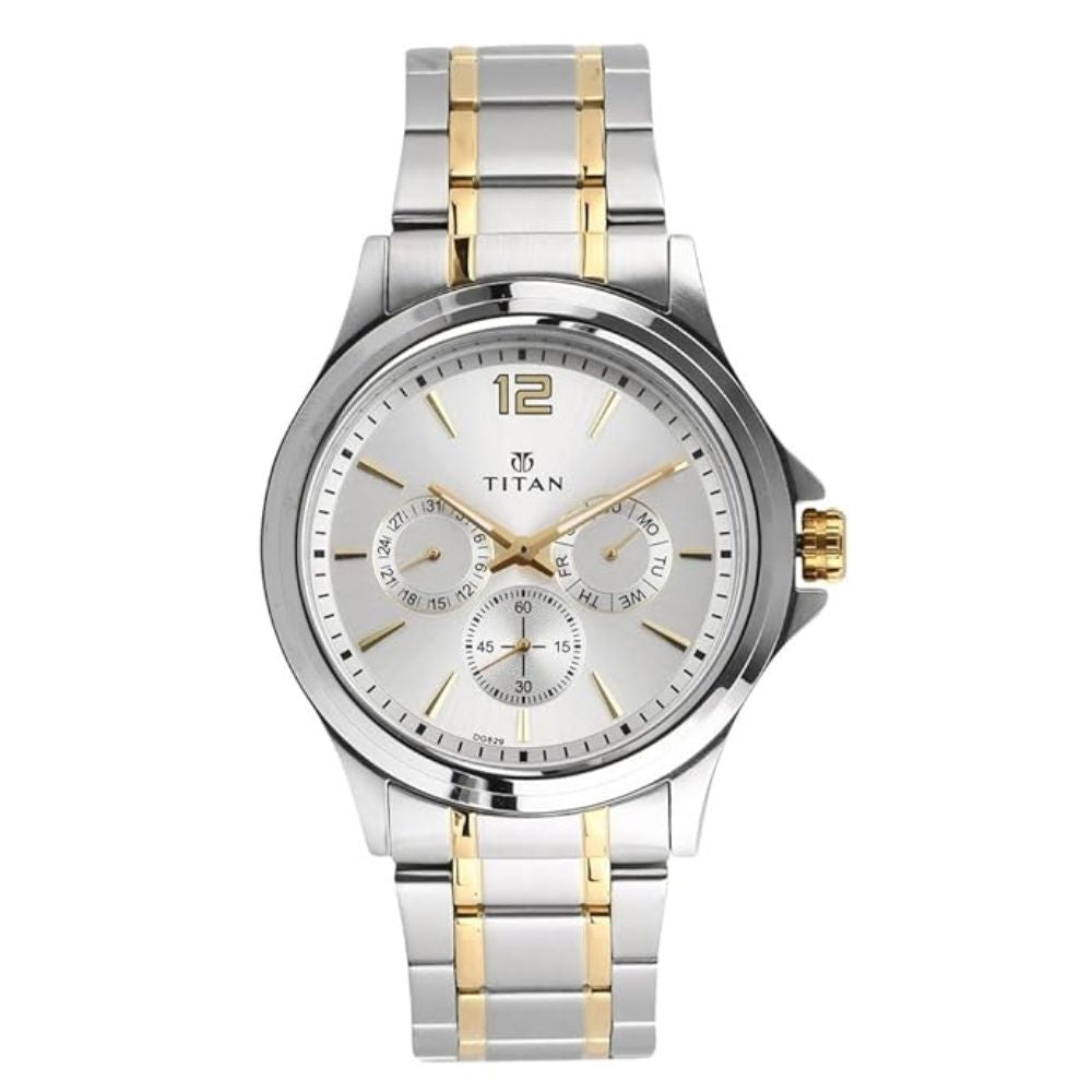 Titan Workwear Silver Men's Watch 1698BM01