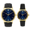 Timex Blue Round Dial Pair's Watch TW00PR335